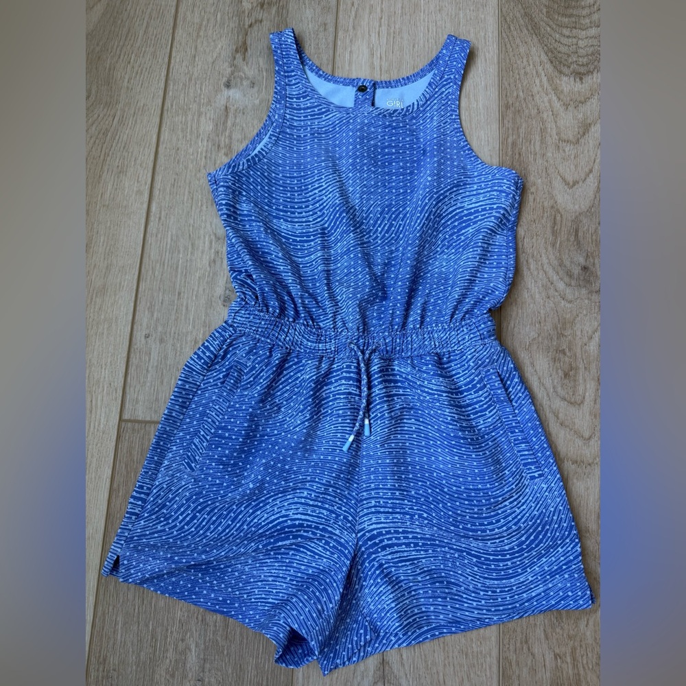 Athleta Kids Blue Wave Romper